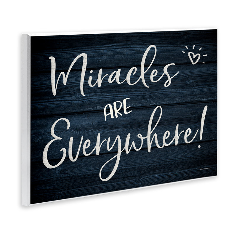 Art mural Miracles Are Everywhere par Susie Boyer, H 10 po x l 15 po