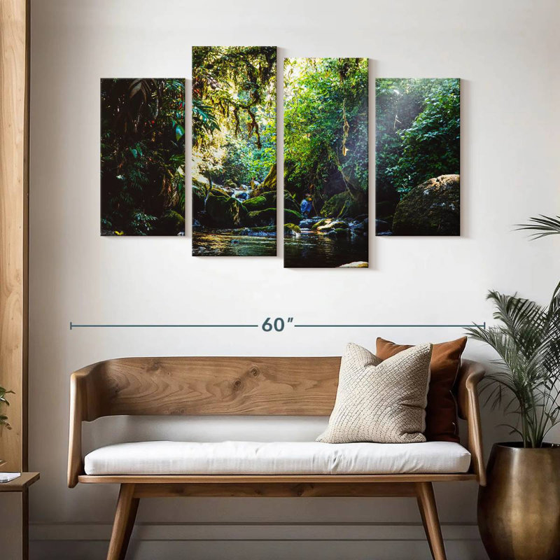 Forêt d'Alvord au Panama, H 32 po x l 52 po