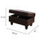 Repose-pieds avec rangement 28,5 po Julies