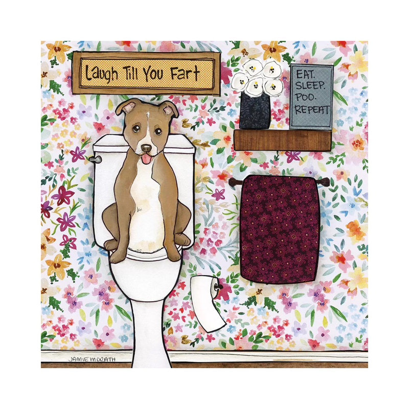 Til You Fart 1 Piece Wall Art on Canvas, 66.04cm H x 66.04cm W x 1.91cm D, Wrapped Canvas