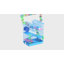 Pattie 5 Tiers Hamster Cage Animal Travel Carrier Habitat with Dishes Blue
