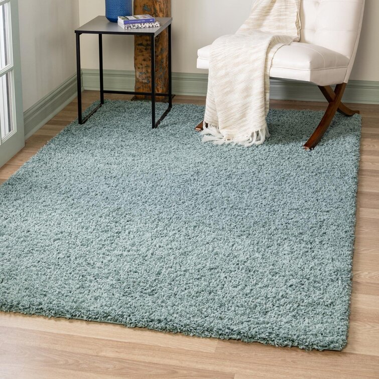 Tristan Abstract Gray/Blue Area Rug Rosecliff Heights Rug Size: Rectangle 8' x 10