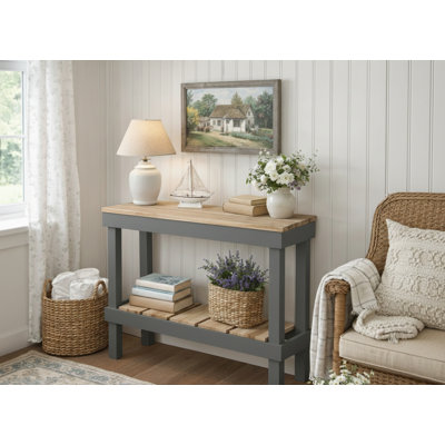 Topher 35'' Solid Wood Console Table