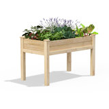24 In. W X 48 In. L X 31 In. H Original Cedar Elevated Garden Bed