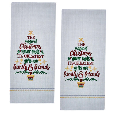  Magic Of Christmas Dishtowel Set Of 2