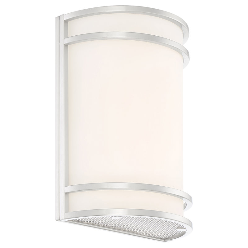 Plafonnier encastré 1 lumière, Acier brossé
