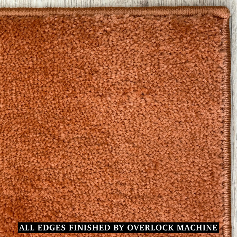 Machine Washable Medium Soft Pile Slip Resistant Runner Rug, Runner 2'2" x 12'