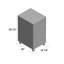 Classeur vertical mobile 4 tiroirs Onetta-45413751