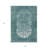 3' X 5' Dark Green Aqua And Ivory Abstract Washable Indoor Outdoor Area Rug
