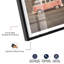 «Santa Monica Trip Shadowbox Print Retro Art Prints» par Notoriart, cadre noir, 31 x 46-116921755-116921759