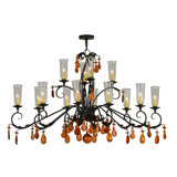 Windsor 14 - Light Glass Chandelier