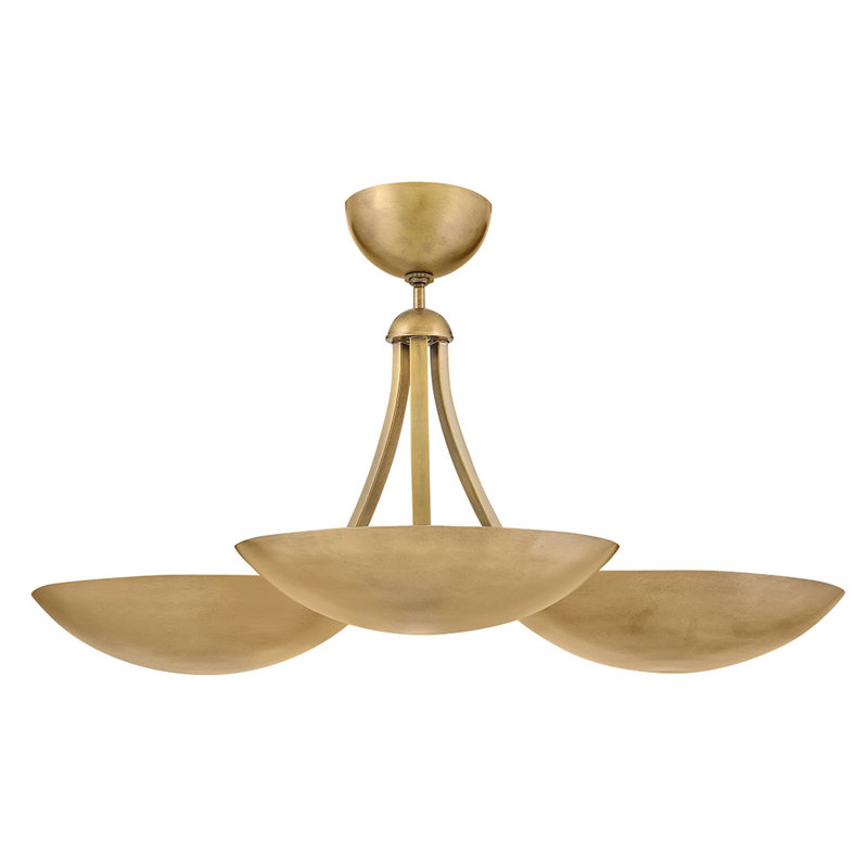Glenn 3 - Light Chandelier, Bronze