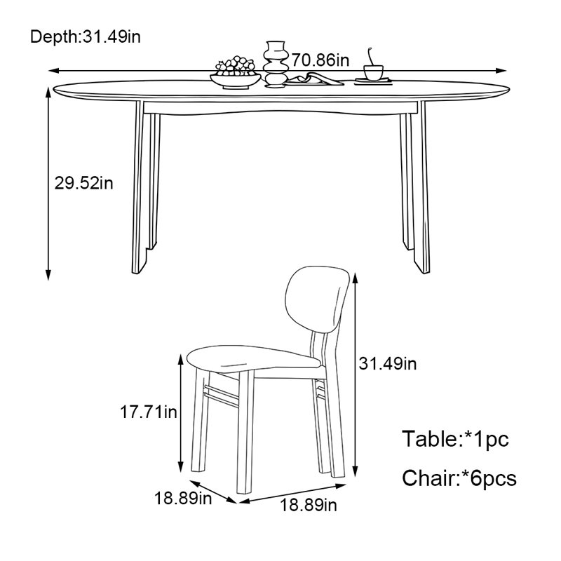 Cotten, 29.52"H x 70.86"L x 31.49"W
