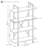 Salamon 55" H Industrial-Style 4-Tier Etagere Bookcase, Oak Gray-1425009030