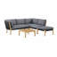 Ensemble de conversation modulaire avec coussins 4 pièces Habitat-57499149