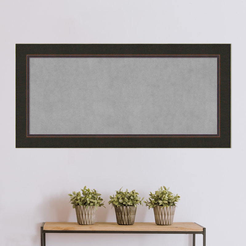 Tableau magnétique magnétique en métal, H 26 po x l 54 po