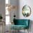 Gold Round Mirror-1912533934