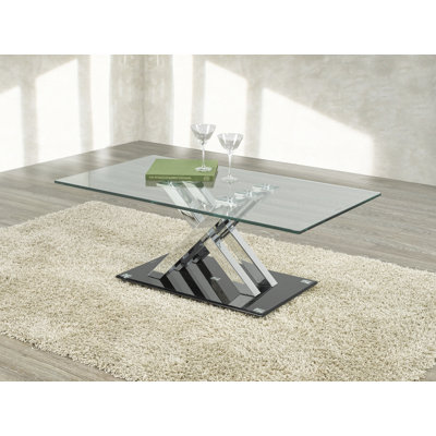 Table basse - Argent / Noir