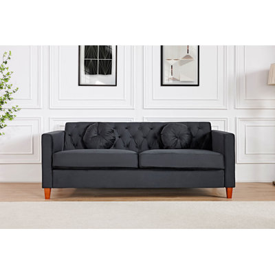 Jaymel 79.5'' Velvet Sofa