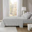Ensemble de draps 4 pièces 100% flanelle de coton, rayures-122818048-122818049