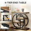 Table de bout à 4 niveaux en bois et métal-771504173-771504169
