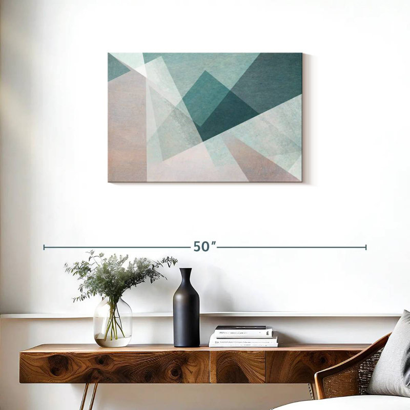 Avery Overlapping Shapes Abstract, 20" H x 30" W