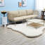 Chaise de coin modulaire modulaire, siège de patio moderne en corde de métal