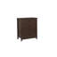 Commode 4 tiroirs et commode 4 tiroirs, noyer foncé 31,5 po, système de verrouillage de sécurité - chambre à coucher, chambre d'amis et appartement-635738398