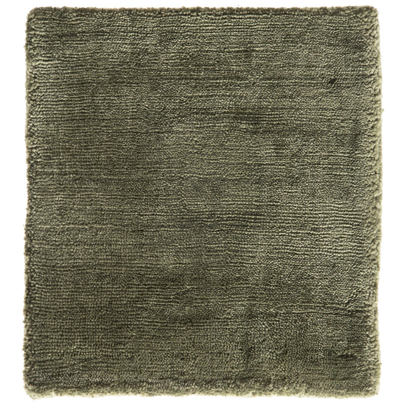 Bonn Hand-Loomed Synthetic Light Moss Area Rug, Rectangle 11' x 15'