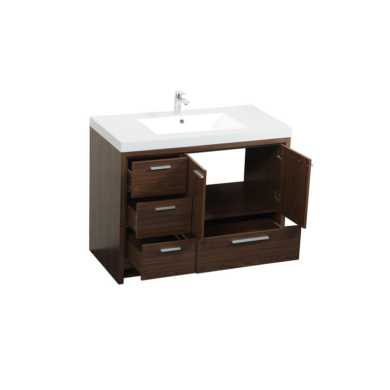 Ensemble de meuble-lavabo simple 42 po Southmead, Noyer