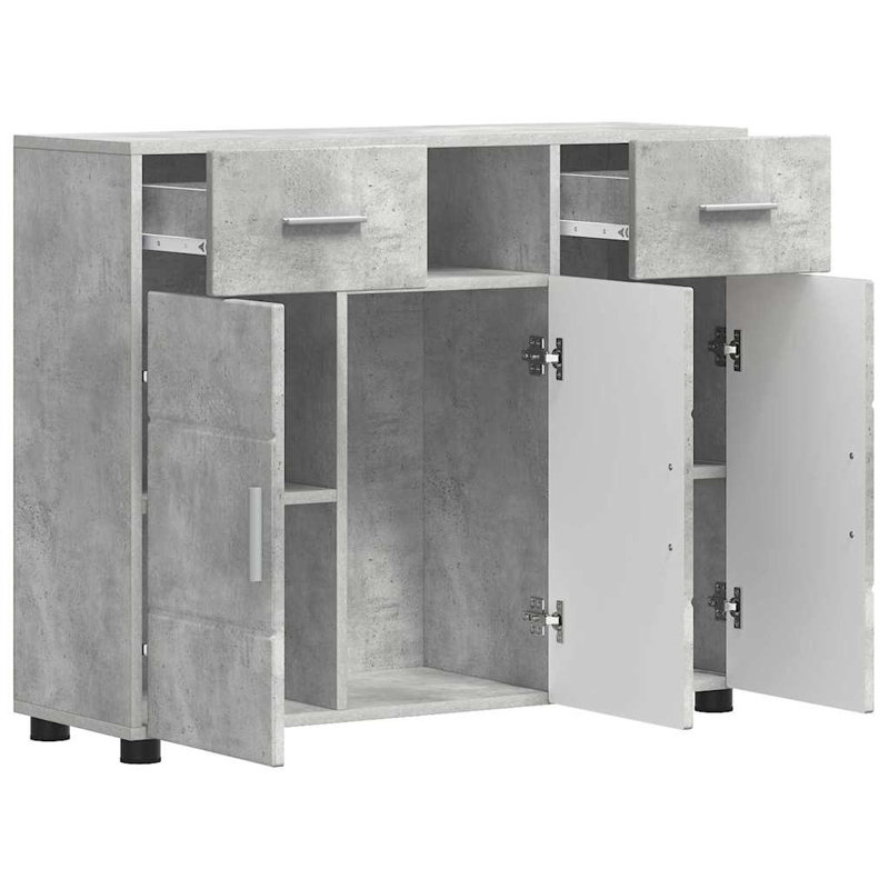 88.5cm Sideboard, Concrete Grey