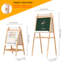 Basile Mack + Milo Adjustable Wood Board Easel