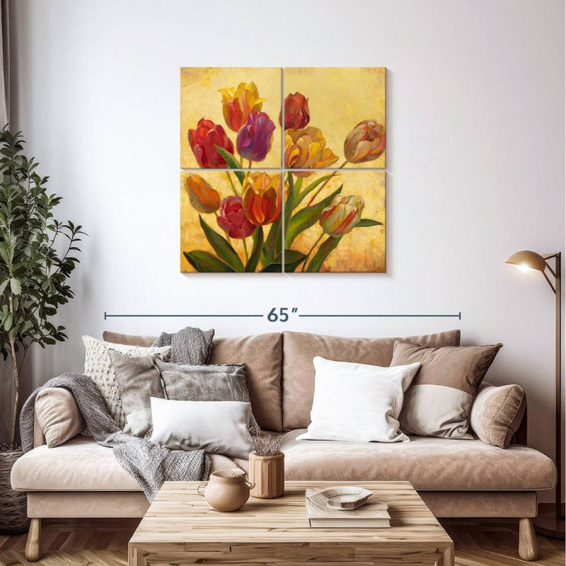 Bouquet de tulipes romantiques Harnek, H 38 po x l 38 po