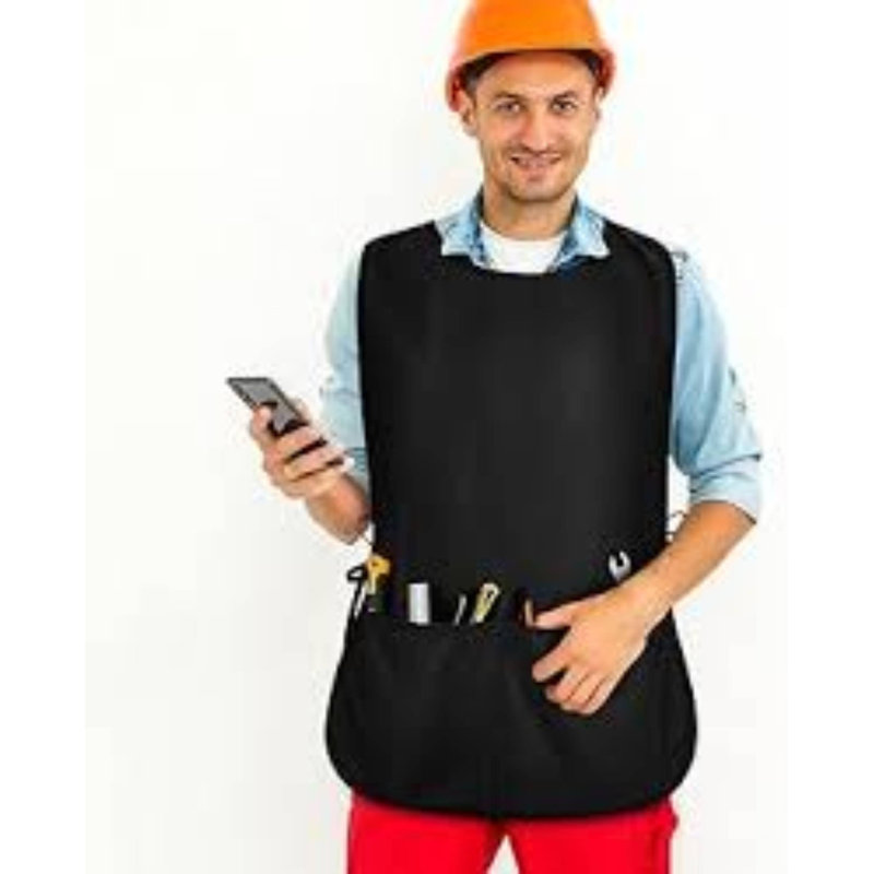 Unisex Cobbler Apron With Pockets (navy)