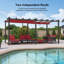 Pergola en aluminium avec auvent-81082242-87467621
