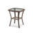 Abbey Stylish Outdoor Wicker Side Table With Glass Top-1237388414-1237388413