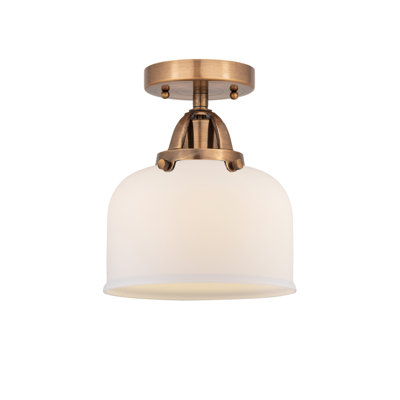 Glass Semi Flush Mount