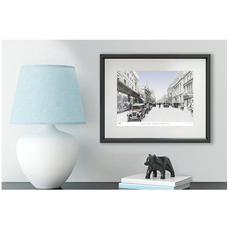 Gloucester, Eastgate Street 1931 by Francis Frith - Single Picture Frame Print, 60cm H x 80cm W x 2.3cm D