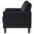 Lalittah Upholstered Track Arm Accent Chair Black-213846941