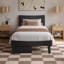 Lit plateforme avec tiroirs de rangement Phoenix-826397813-826397800