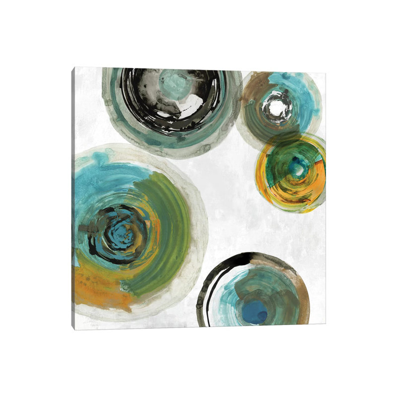 Spirals II by Tom Reeves - Gallery-Wrapped Canvas Giclée on Canvas, 30.48 cm H x 30.48 cm W, Canvas
