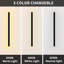 Matte Black 120cm H Outdoor Sconce