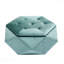 Repose-pieds en velours rembourré Elegant-1658002853
