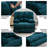 Tayani 43.7" W Modern Chenille Upholstered Rocker Manual Recliner (Set of 2)-962163481