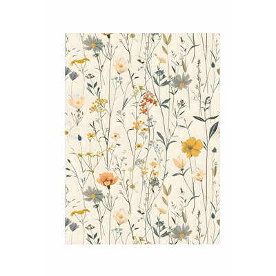 «Botanical Wildflowers Dream», impression d'art sans cadre