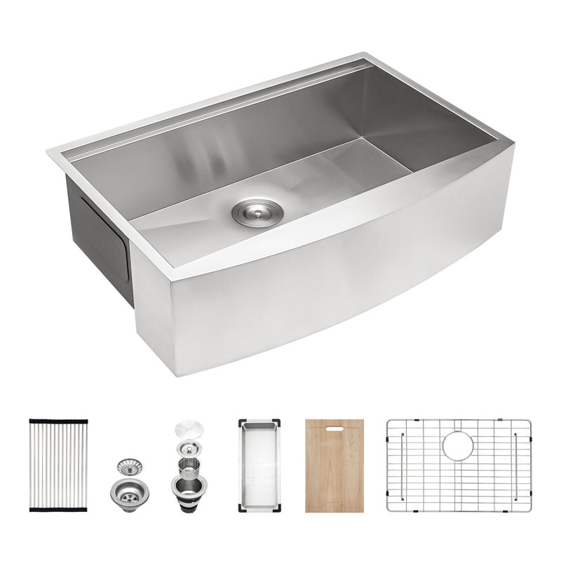 30'' L Single Bowl Stainless Steel Kitchen Sink