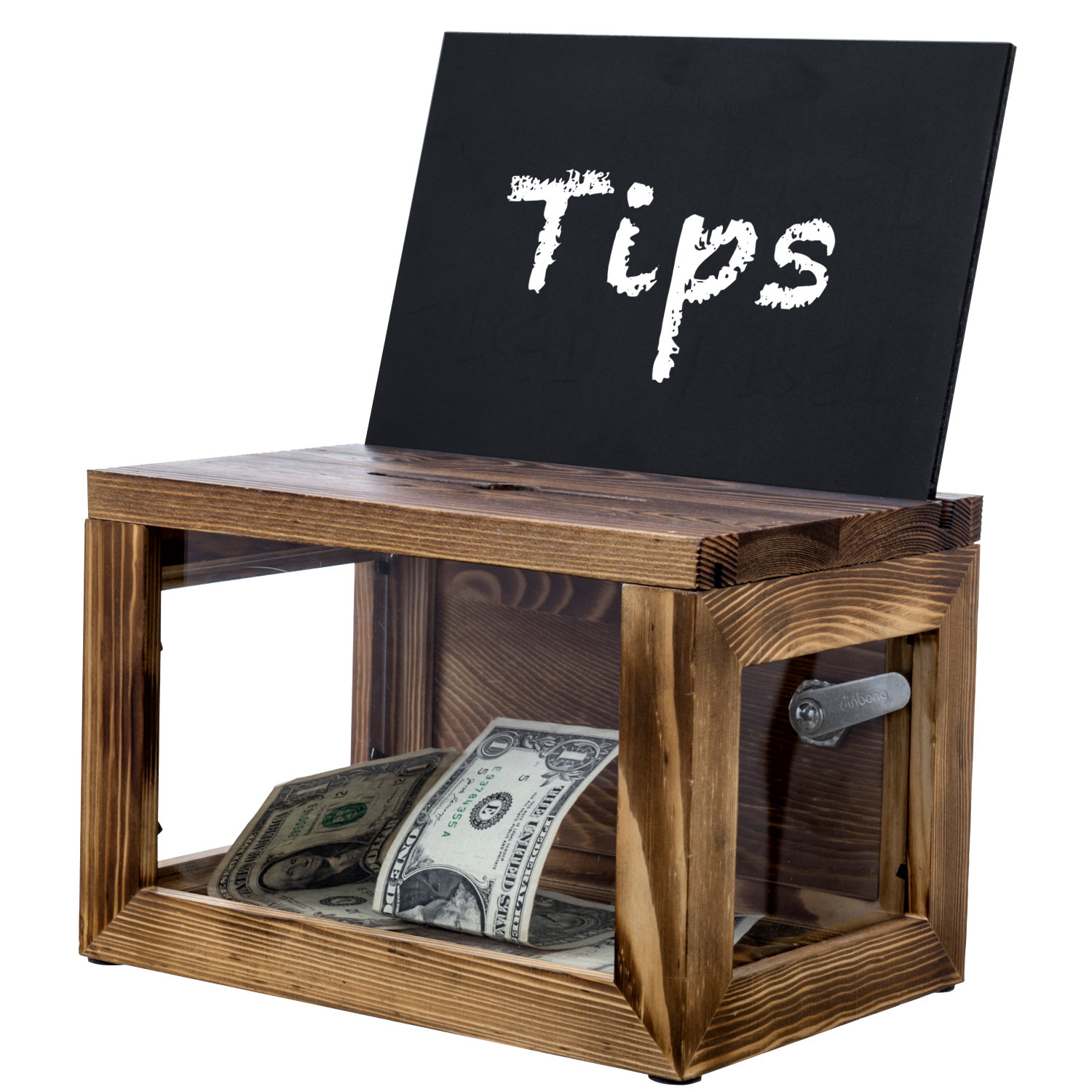 MyGift Rustic Suggestion Wood mailbox, Tip Donation Holder | Wayfair