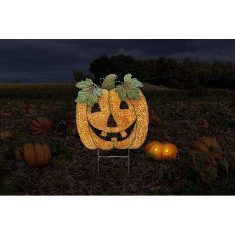 Piquet de jardin en métal Pumpkin