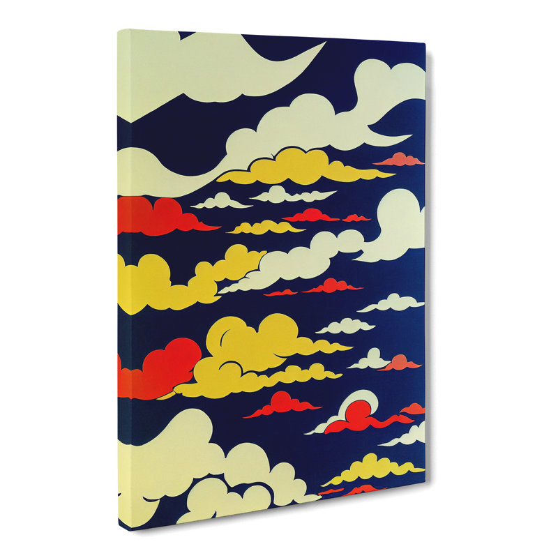 Cloudy Sky Pop - Wrapped Canvas, 60cm H x 40cm W x 3cm D