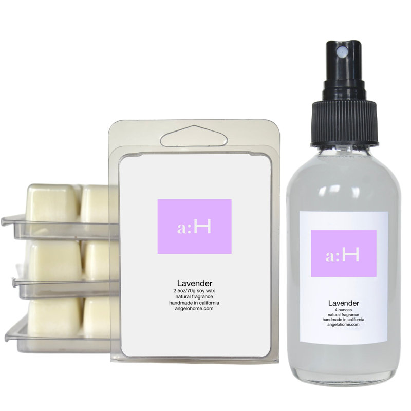A:H Lavender Scented Flameless Wax Melts And Room Spray Candle